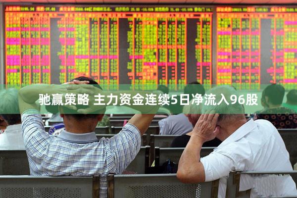 驰赢策略 主力资金连续5日净流入96股