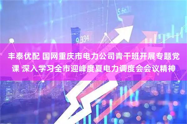丰泰优配 国网重庆市电力公司青干班开展专题党课 深入学习全市迎峰度夏电力调度会会议精神